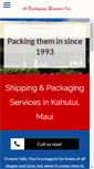 Mobile Screenshot of packagingmaui.com